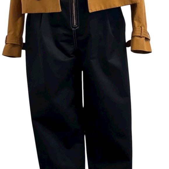 Sandro Paris lantern high waisted pants Size 6 black colour - Picture 8 of 17